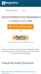 Mobile Screenshot of educatorswithoutborders.com